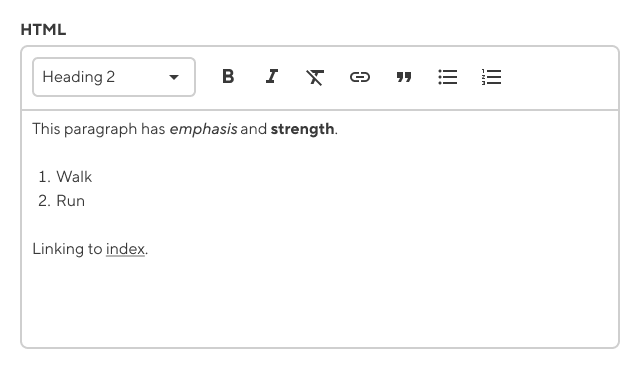 Using Rich Text Inputs to edit your HTML and Markdown data | CloudCannon Documentation Using Rich Text Inputs To Edit Your Html And Markdown Data | Cloudcannon Documentation