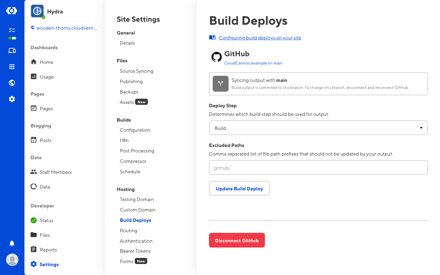 Output Providers interface